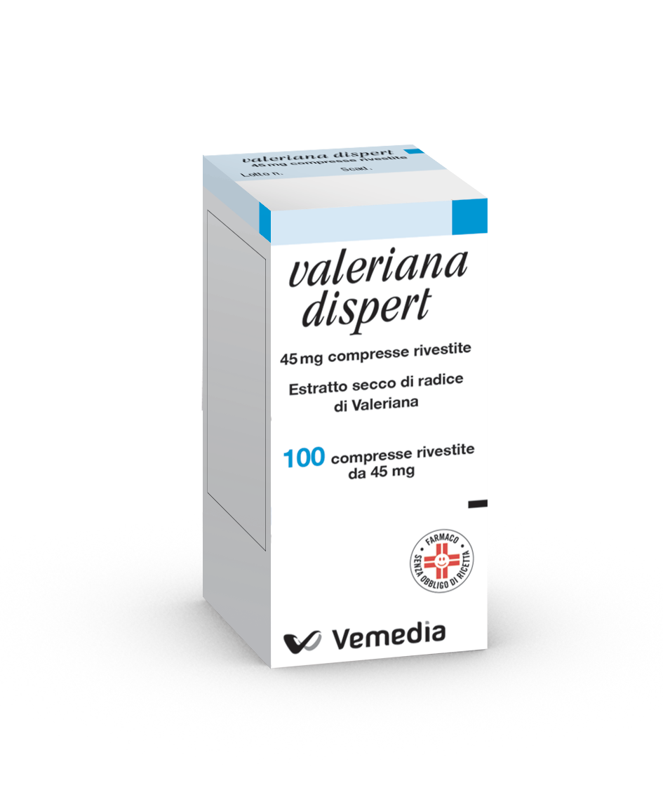 Valeriana Dispert*100 Compresse 45Mg