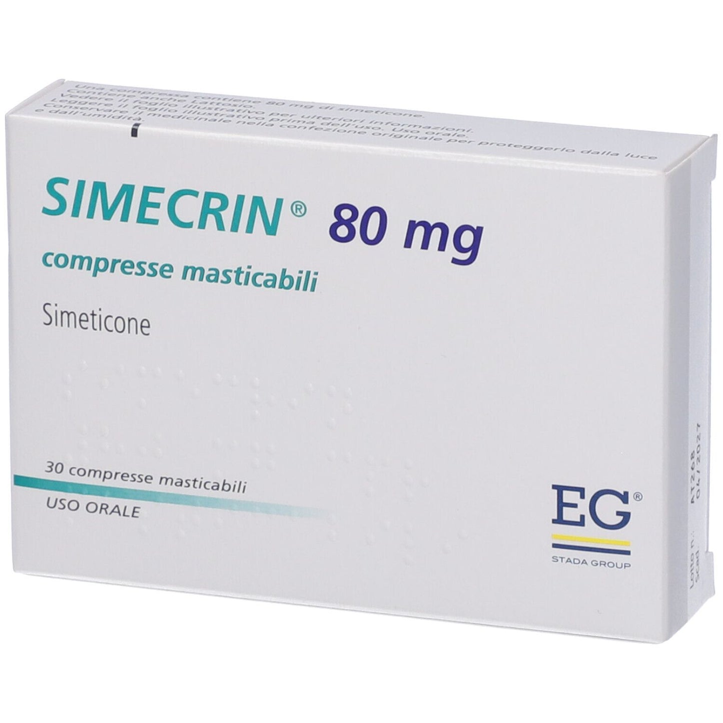 Simecrin 30 Compresse Masticabili da 80mg
