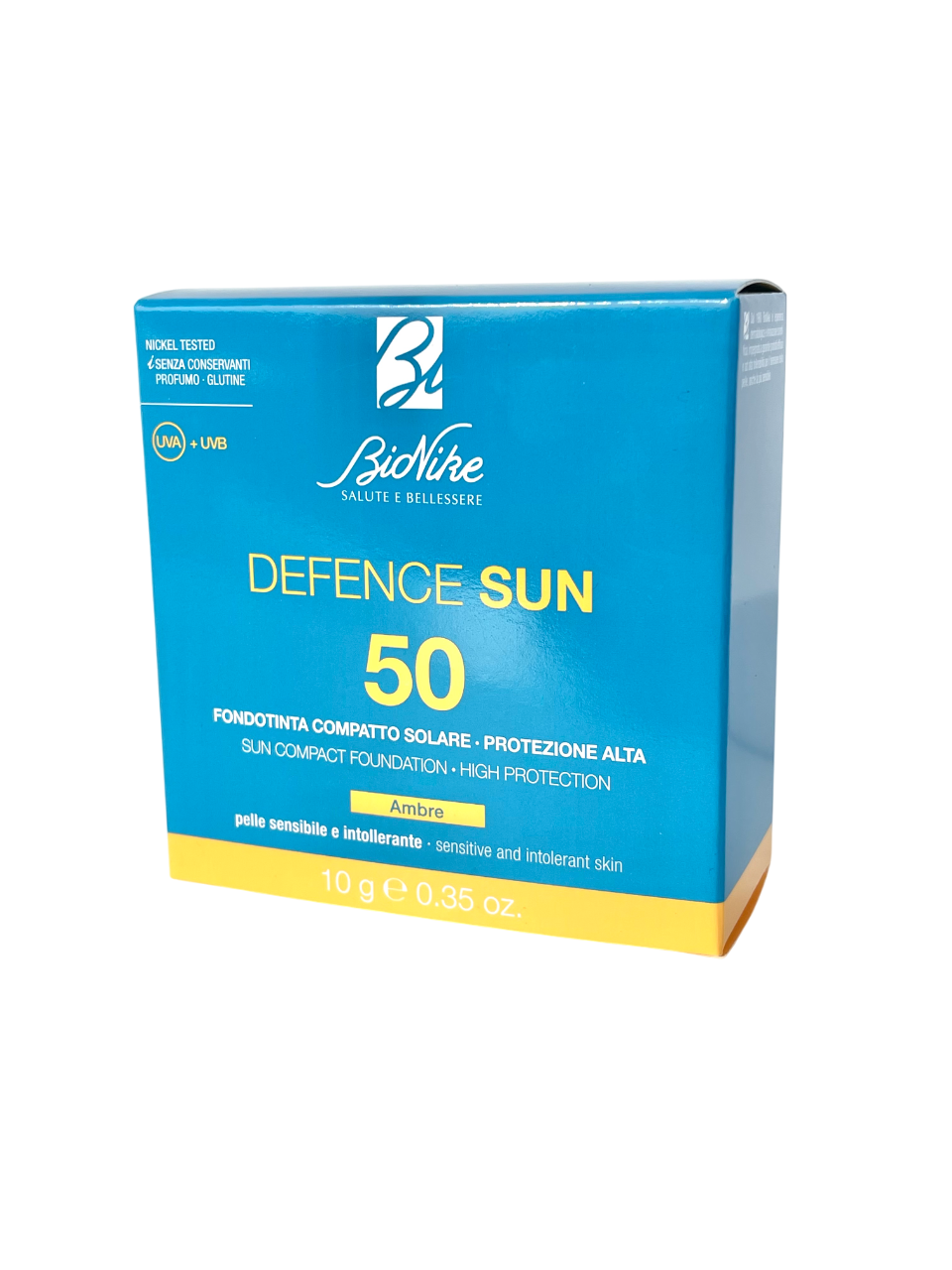 Defence Sun 50 Fondotinta Compatto Solare 10g - Ambre