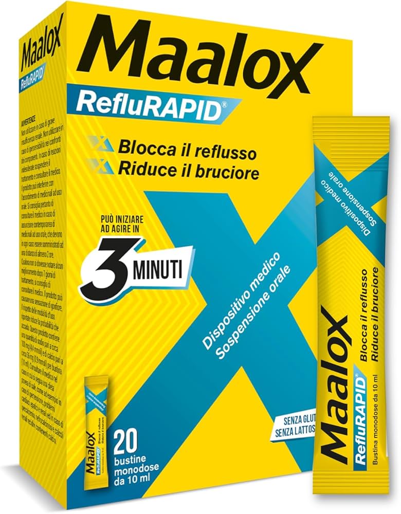 Maalox Reflurapid 20 Bustine