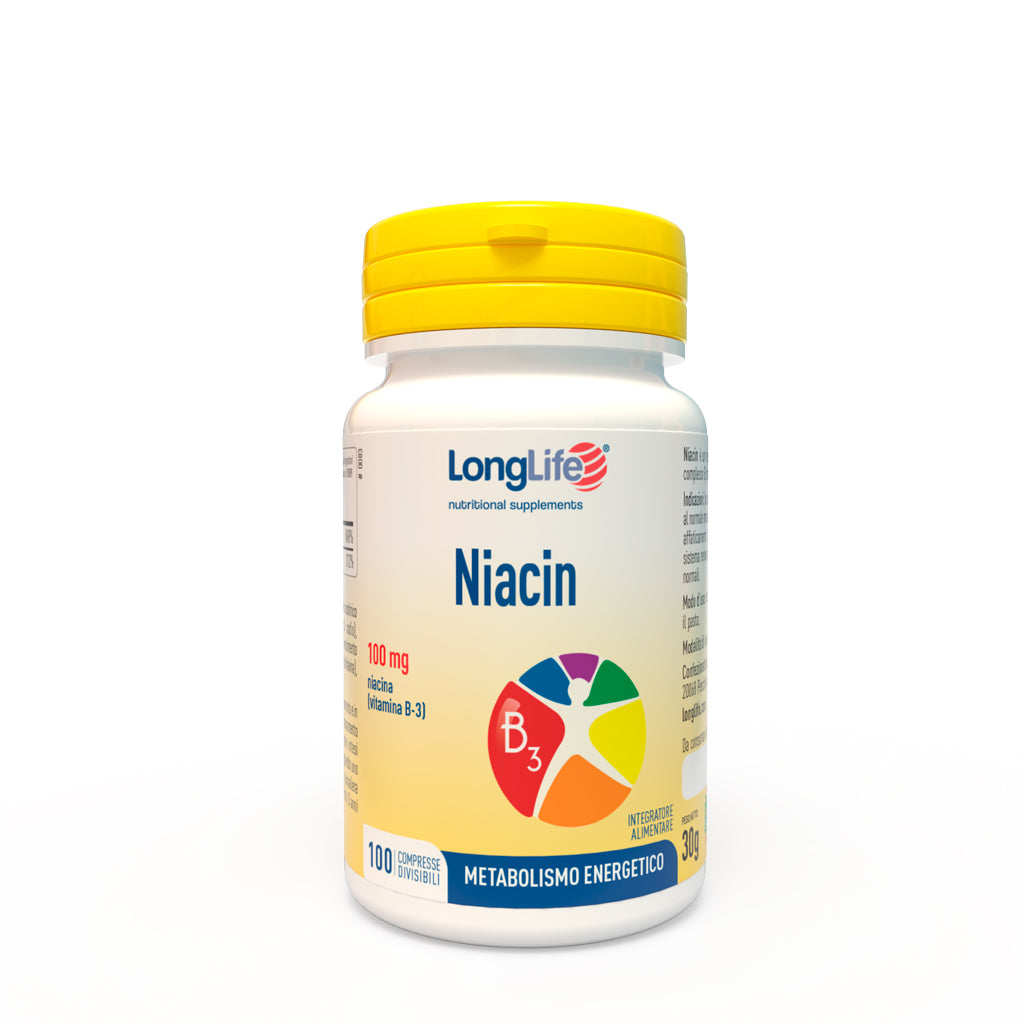 Longlife Niacin 100mg 100 Compresse