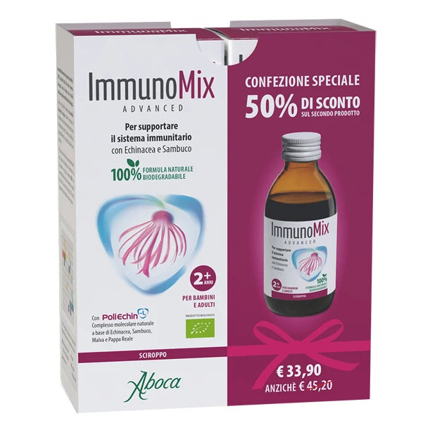 Aboca Immunomix Advanced Sciroppo Bipack, 2 x 210g
