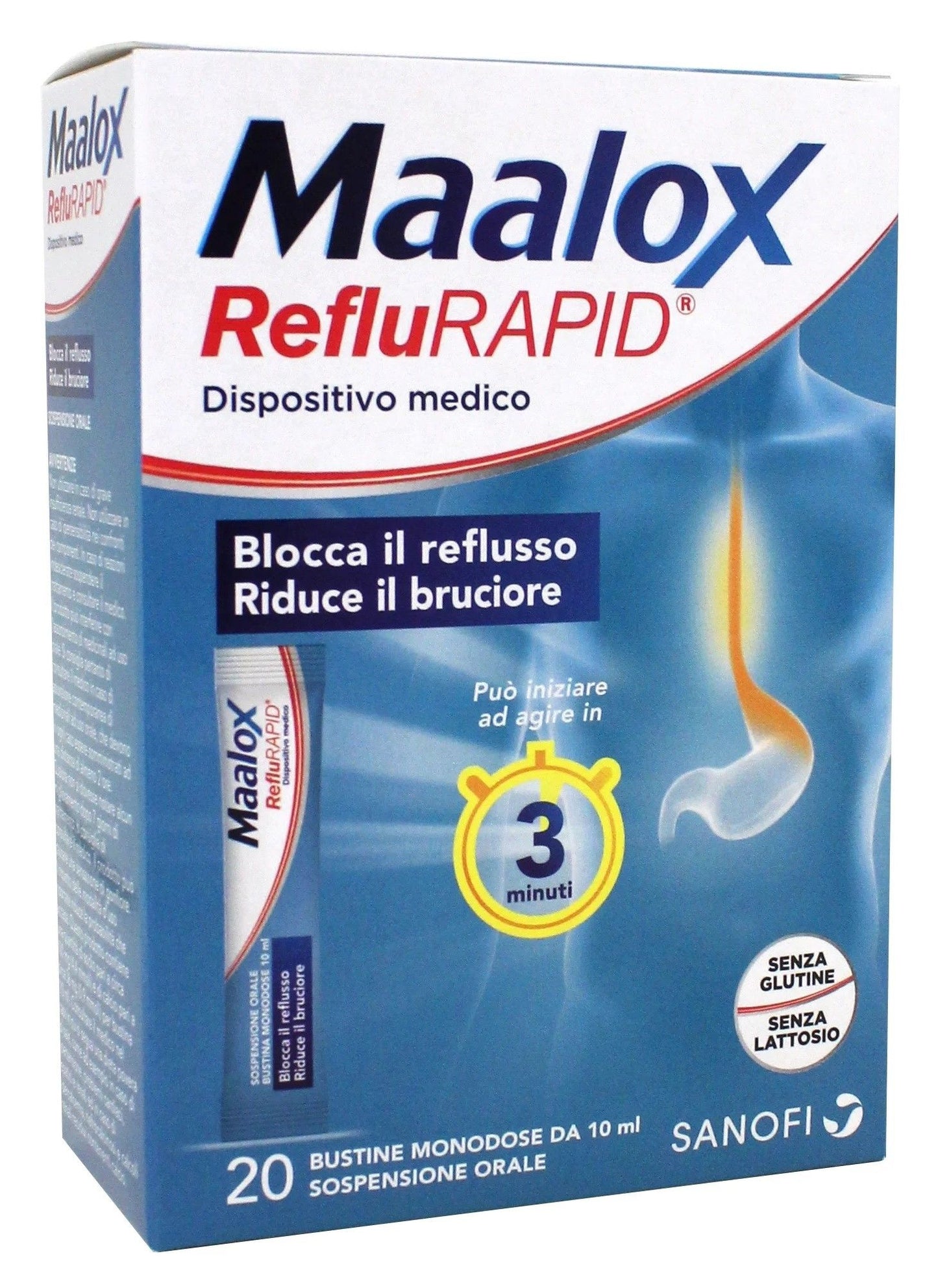 Maalox Reflurapid 20 Bustine