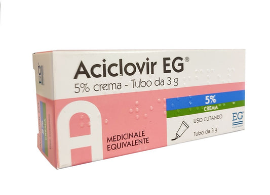 Aciclovir Eg Crema Dermatologica 3g 5%