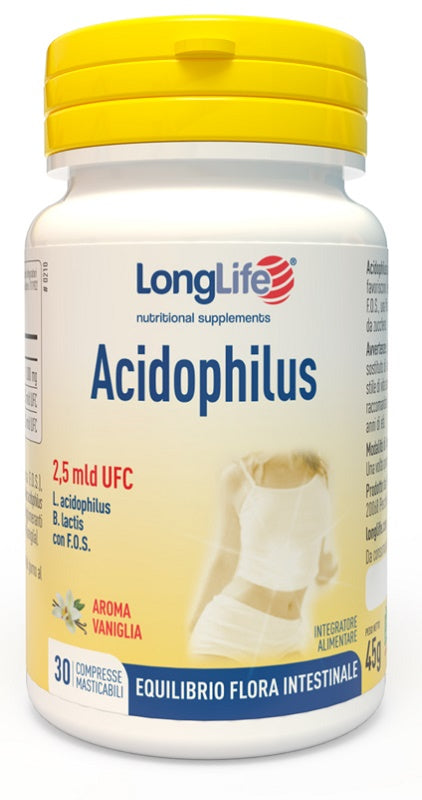 Longlife Acidophilus 30 Compresse Mas