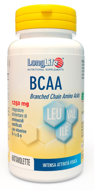 Longlife Bcaa 1250Mg 60 Tavolette
