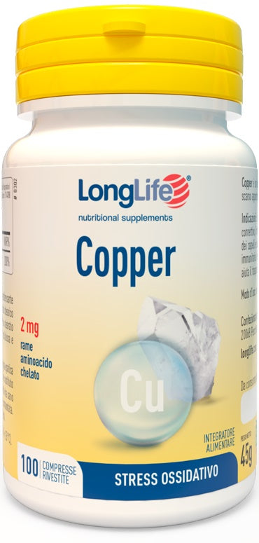Longlife Copper 2Mg 100 Compresse