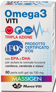 Omega3 Viti Tripla Azione60 Perle