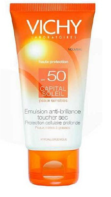 Capital Soleil Emulsione Anti-Lucidità Effetto Asciutto Spf 50+