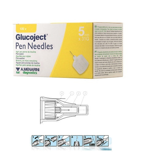 Glucoject Ago Penna 5Mm G31