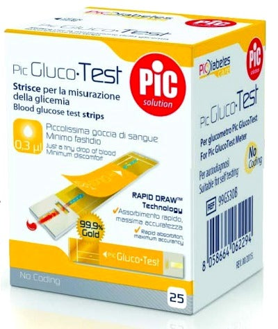 Pic Strisce Glucotest 25 Pezzi