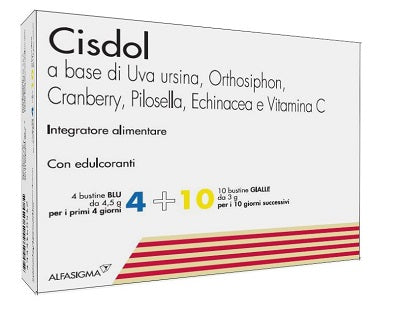 Cisdol 4 Bustine Blu+10 Bustine Gialle