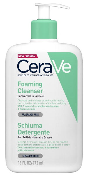 Cerave Schiuma Det Viso 473ml