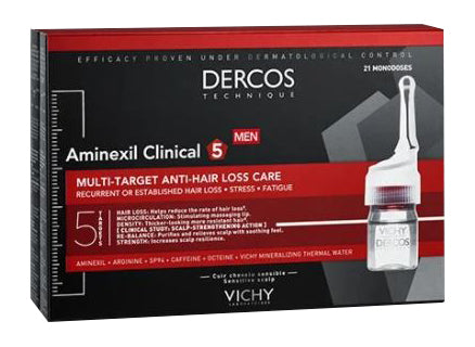 Dercos Aminexil Intensive 5 - Trattamento Uomo