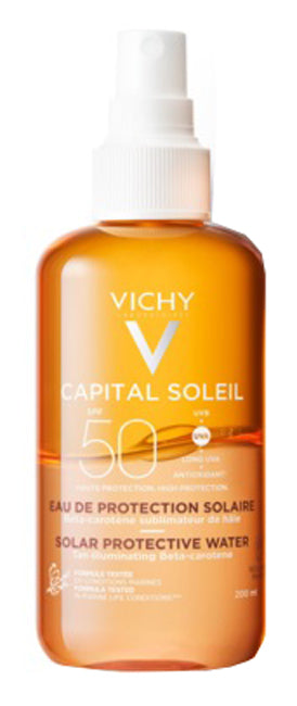 Capital Soleil Acqua Solare Protettiva Spf 50 - Abbronzatura Intensa