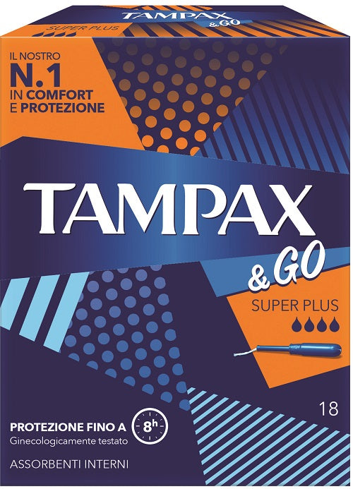 Tampax &Go Super Plus 18 Pezzi