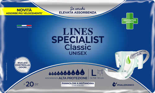 Lines Clas Pann Prot/A L 20 Pezzi