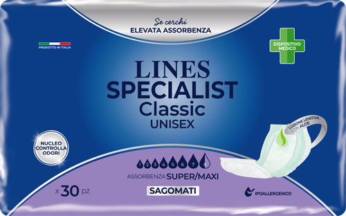 Lines Clas Sagomato Maxi 30 Pezzi