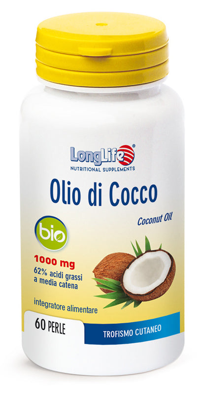Longlife Olio Cocco Bio 60 Perle
