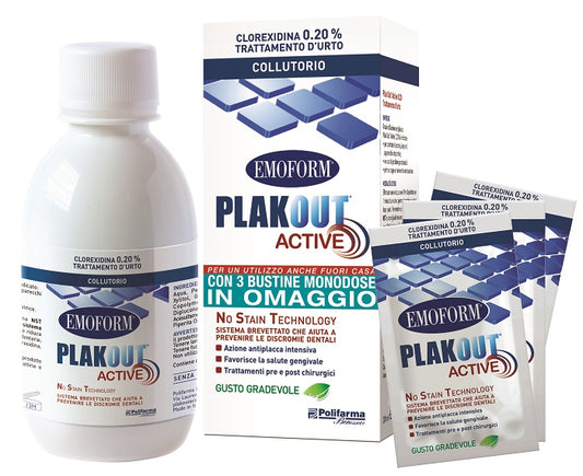 Emoform Plakout Act0,20%+3 Bustine