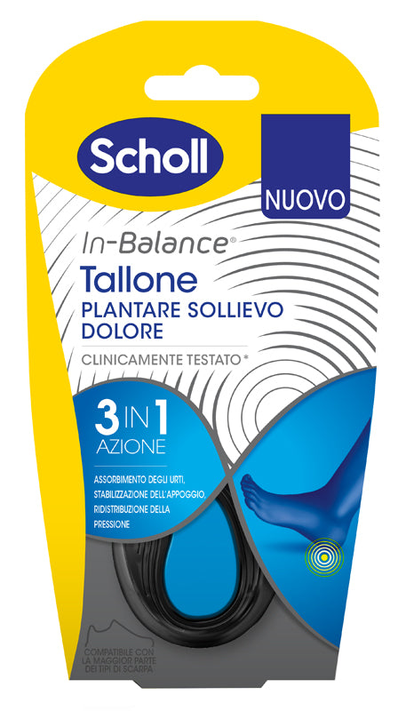 Scholl Plantare Tallone L 2 Pezzi