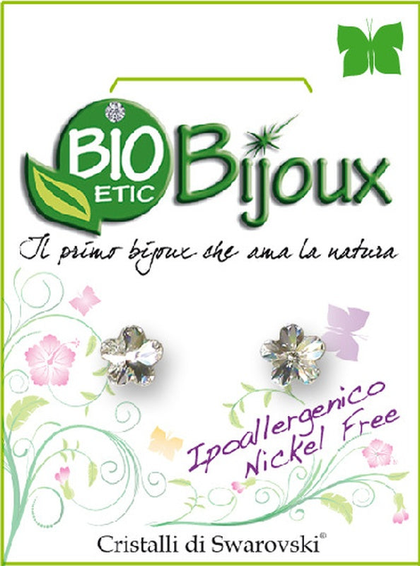 Orecchino Fiore 6Mm Crystal
