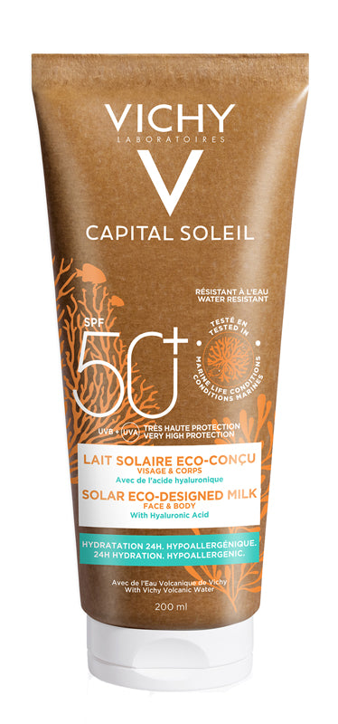 Capital Soleil Latte Solare Eco-Sostenibile Spf 50+