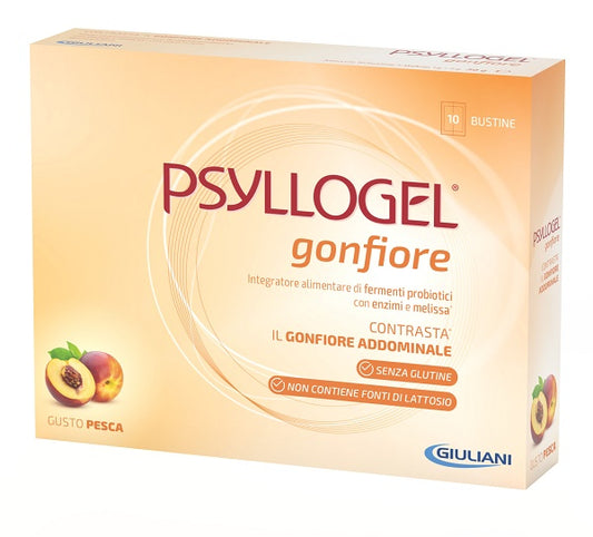 Psyllogel Gonfiore Pesca10 Bustine