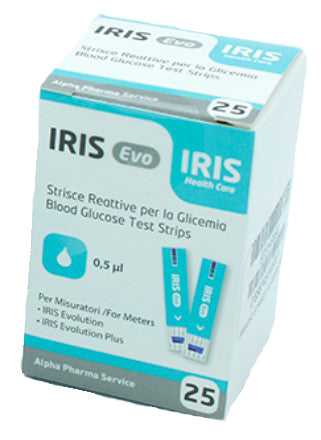 Iris Evo Strisce Glicemia 25 Pezzi