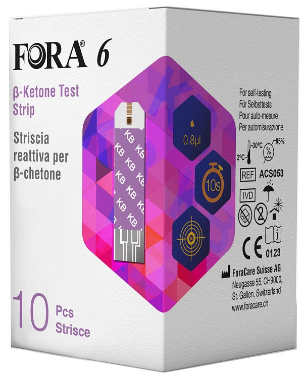 Fora6 Strisce Ketoni 10 Pezzi
