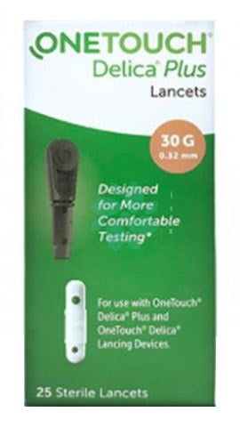 Onetouch Delica Plus Lancette 25 Pezzi