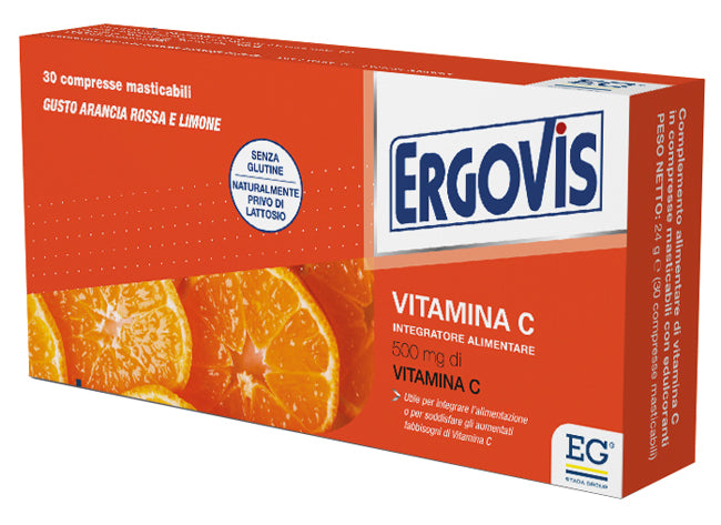 Ergovis Vitamina C 500Mg 30 Compresse