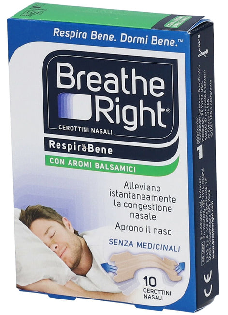 Breathe Right Balsamoici 10 Pezzi