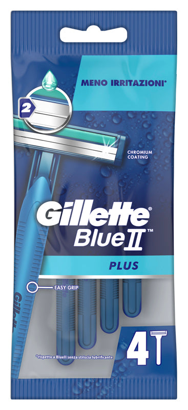 Gillette Blue Ii Usa&Get Pl 4P