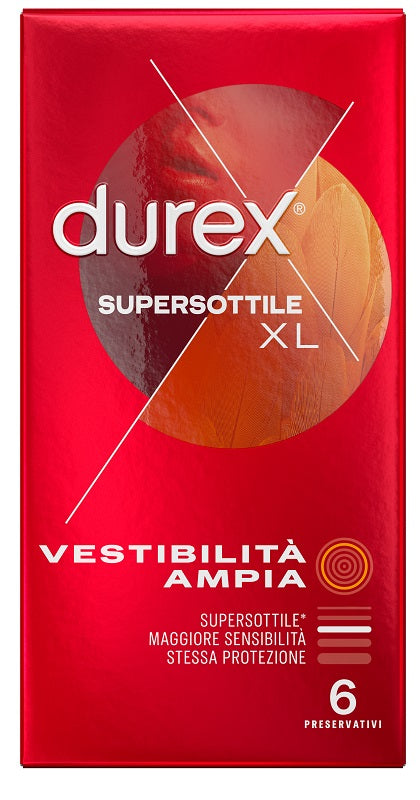 Durex Supersottile Xl 6 Pezzi