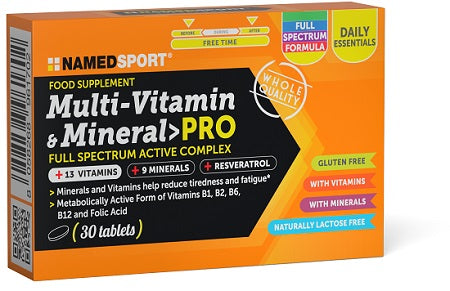 Multi Vitamin&Mineral Pro30 Compresse