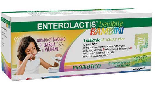 Enterolactis Bevibile Bambini 12 Flaconi