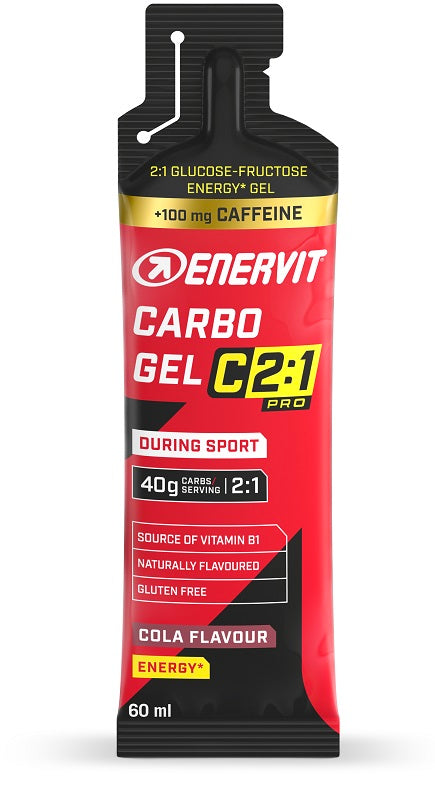 Enervit Carbo Gel Energetico gusto Cola con Caffeina 60ml