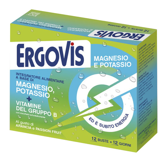 Ergovis Mg+K Vit B C/Zuc12 Bustine