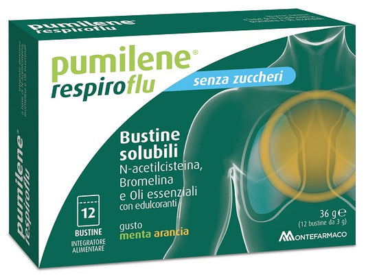 Pumilene Resp Flu S/Z 12 Bustine