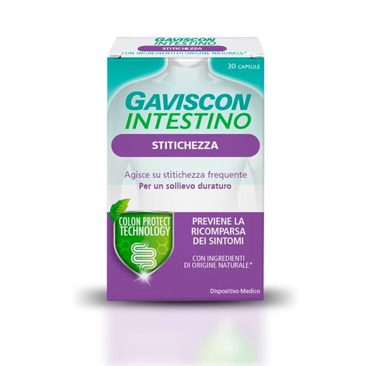 Gaviscon Intestino Stitichezza 30 Capsule