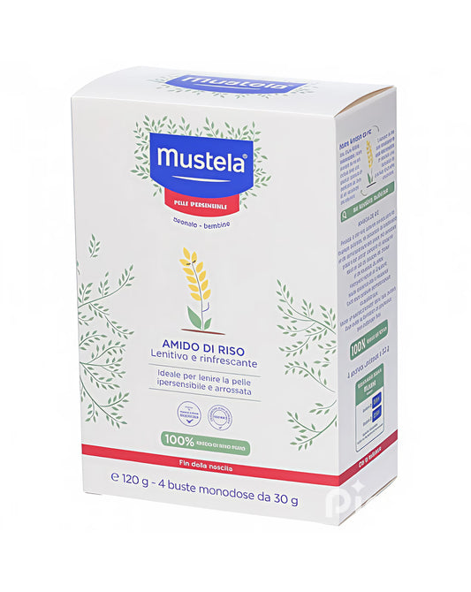 Mustela Amido Di Riso 4 bustine da 30g - 120g totali