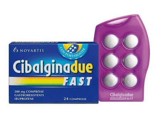 Cibalgina Due Fast*24 Compresse 200Mg