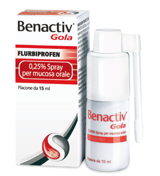 Benactiv Gola Spray 15ml 0,25%