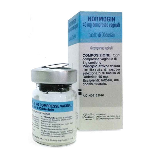 Normogin*6 Compresse Vag 40Mg
