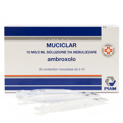 Muciclar*Nebul 30Fl 15Mg 2ml