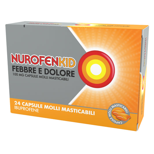 Nurofenkid Febbre Dolore 24 Compresse 100mg