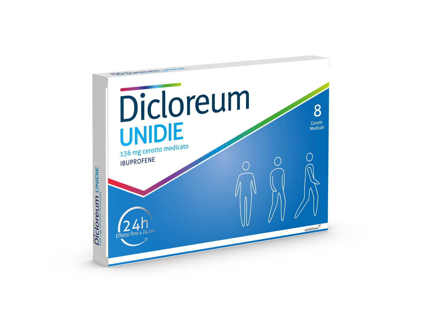 Dicloreum Unidie 8 Cerotti 136mg 24H