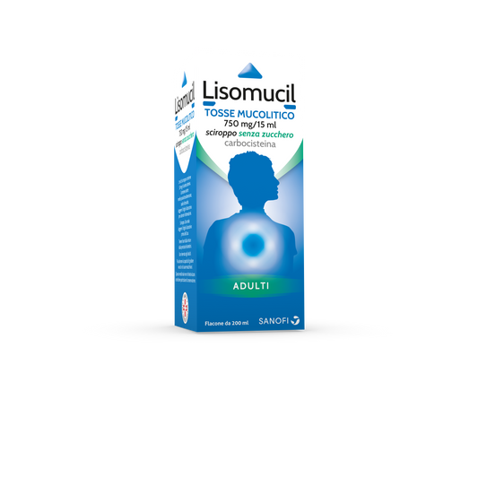 Lisomucil Tosse Mucolitico Sciroppo Adulti senza zucchero