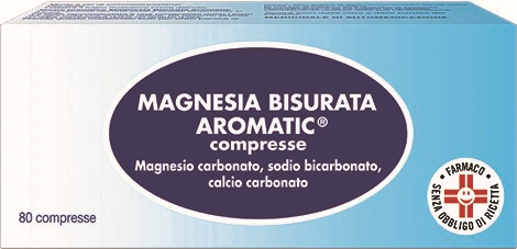 Magnesia Bisurata Arom*80 Compresse